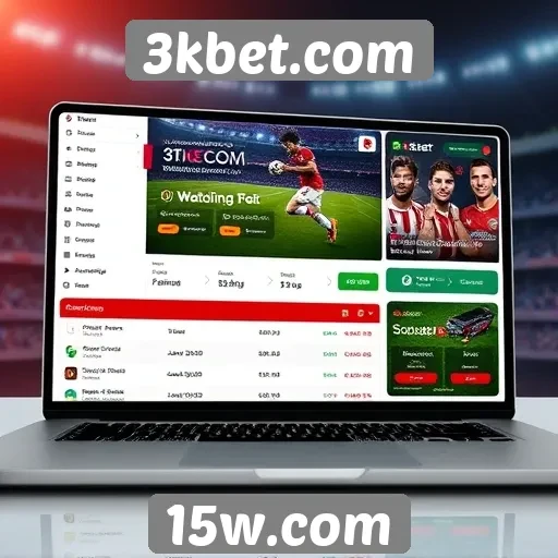 Experiência do usuário e interface do site 3kbet.com